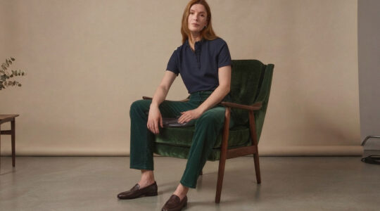 pantalon et polo en maille